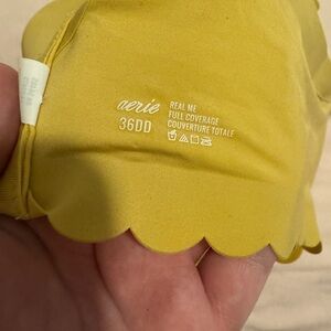 Aerie real me full cover bra with scallop band